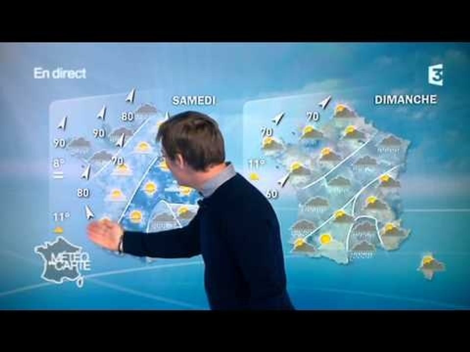 Les prévisions météos à 9 jours du jeudi 19 décembre au samedi 28 décembre