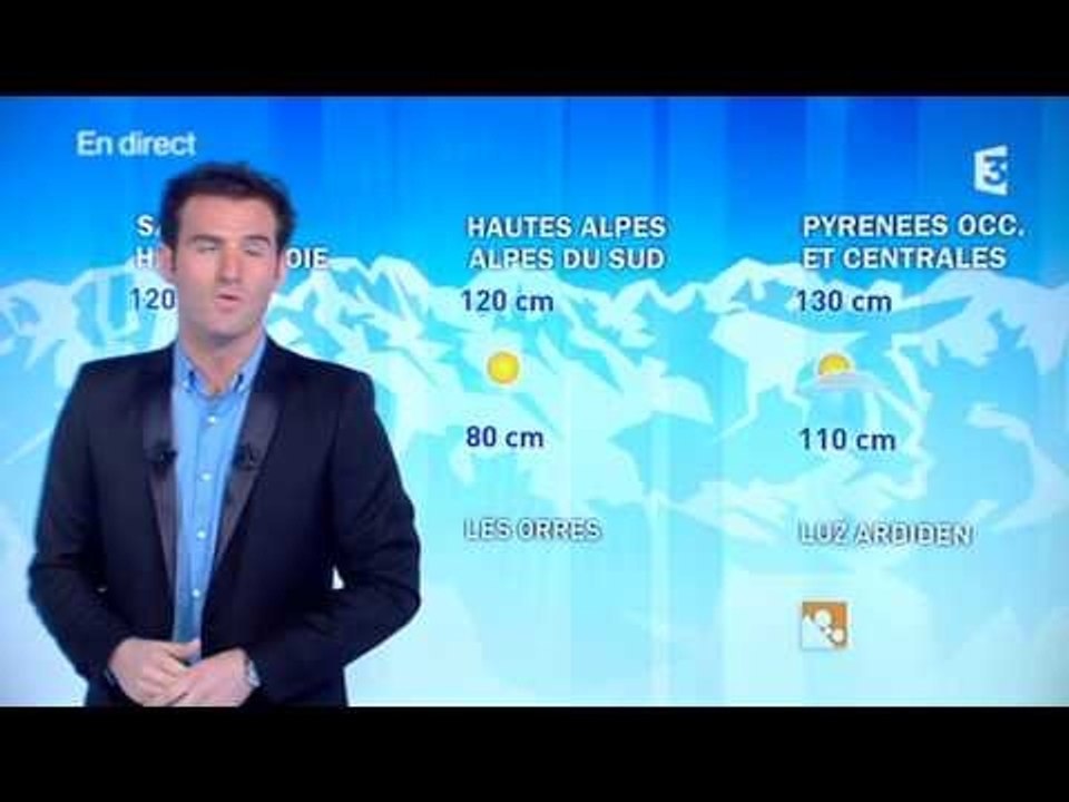 Les prévisions météos à 9 jours du vendredi 27 décembre au dimanche 5 janvier 2014