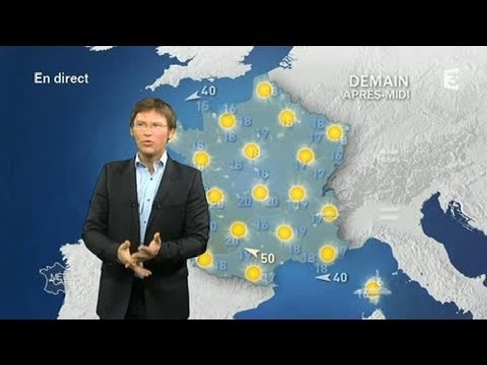 Les prévisions météos à 9 jours du mardi 11 mars au jeudi 20 mars 2014