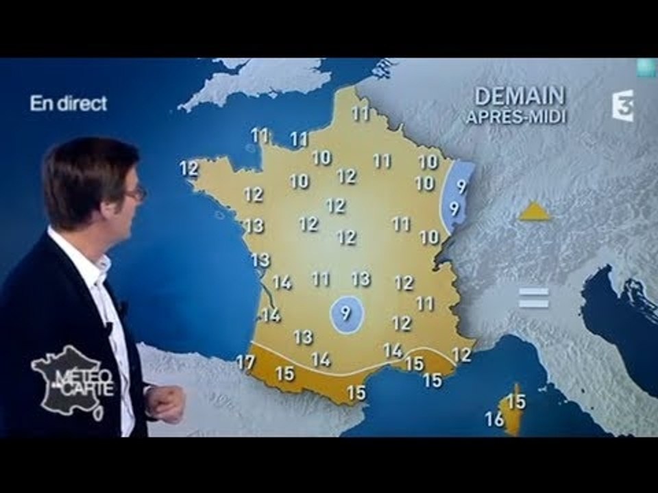 Les prévisions météos à 9 jours du mercredi 1er janvier au vendredi 10 janvier 2014
