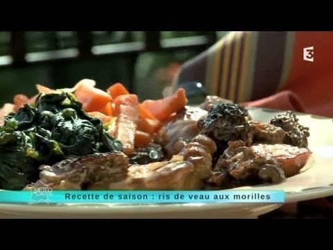 Recette de saison : ris de veau aux morilles