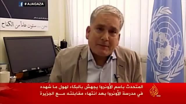 Gunness Gazze'yi anlatırken hıçkıra hıçkıra ağladı