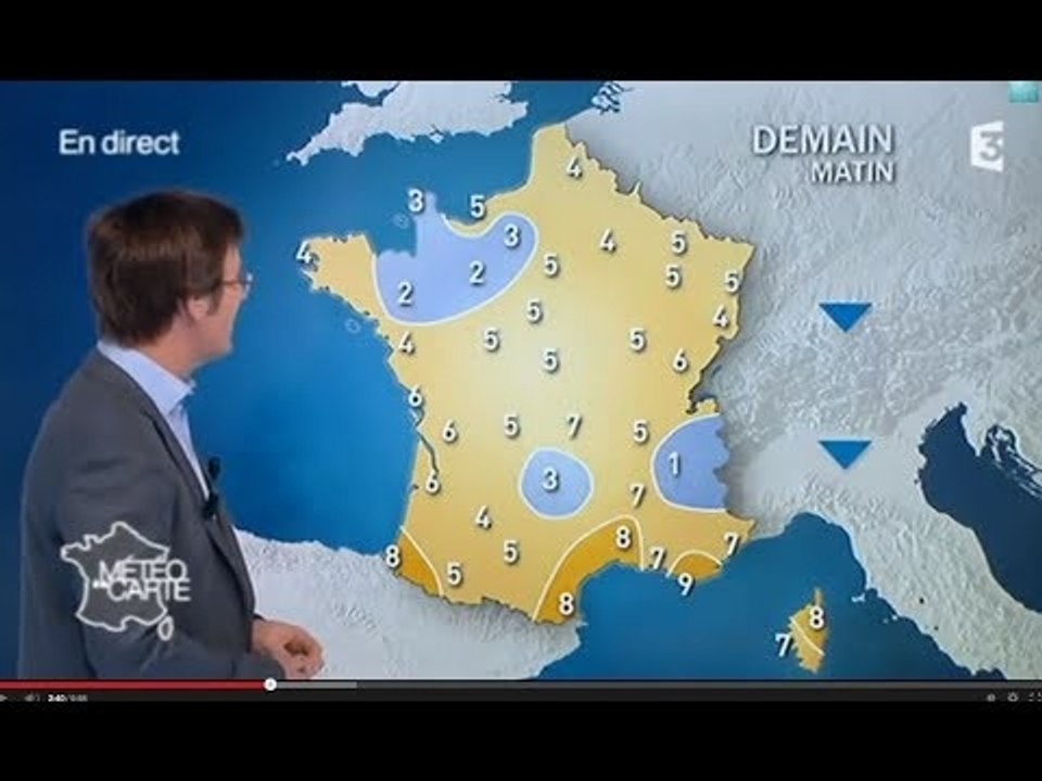 Les prévisions météos à 9 jours du jeudi 9 janvier au samedi 18 janvier 2014