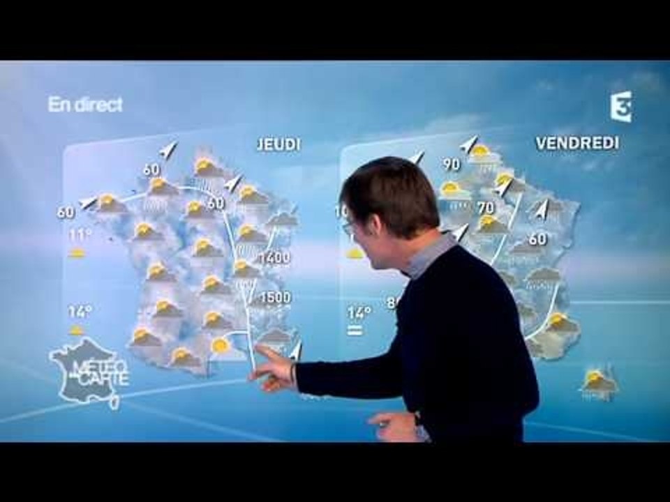 Les prévisions météos à 9 jours du mardi 31 décembre au jeudi 9 janvier 2014