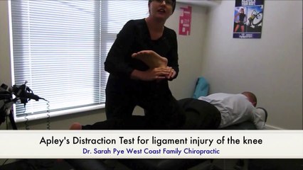 Apley's Distraction Test for ligament injury of the knee