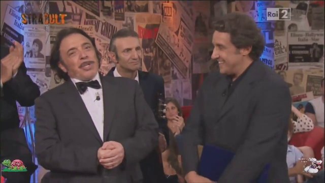 Flavio Insinna ospite a Stracult con Nino Frassica