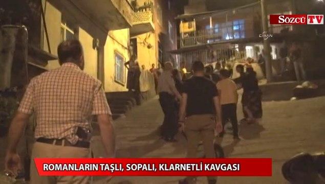 Romanların taşlı, sopalı, klarnetli kavgası