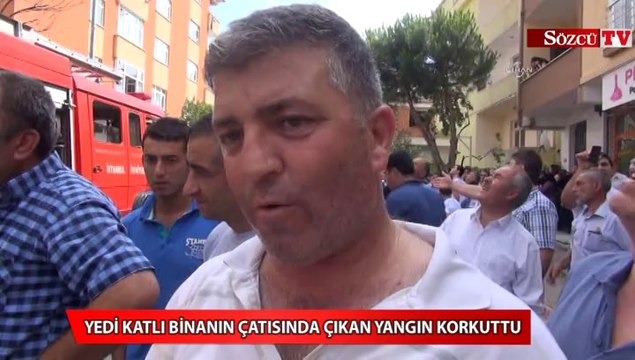 Çekmeköy'de korkutan yangın