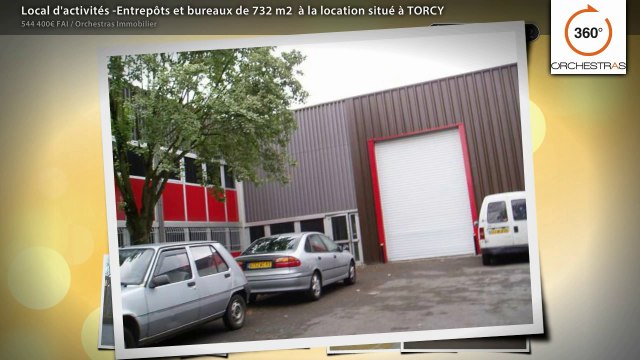 Local d'activités -Entrepôts et bureaux de 732 m2 à la location situé à TORCY