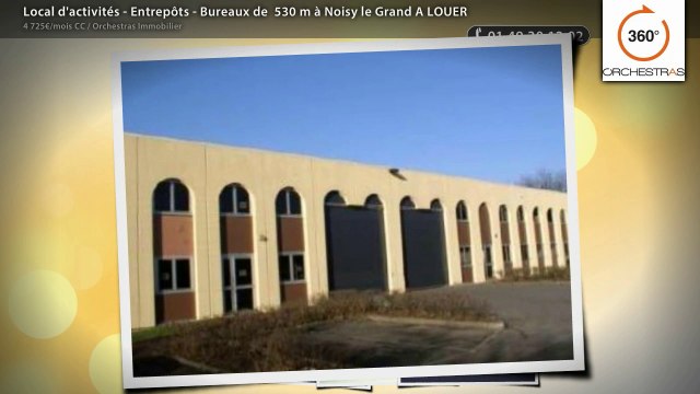 Local d'activités - Entrepôts - Bureaux de 530 m à Noisy le Grand A LOUER