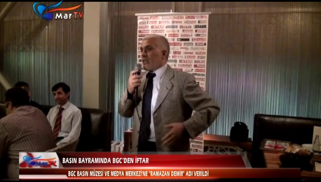 BASIN BAYRAMINDA BGC'DEN İFTAR