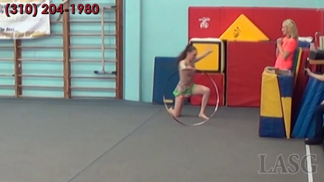 Los Angeles Rhythmic Gymnastics for Kids Hula Hoop Classes Girls Gymnastic Club