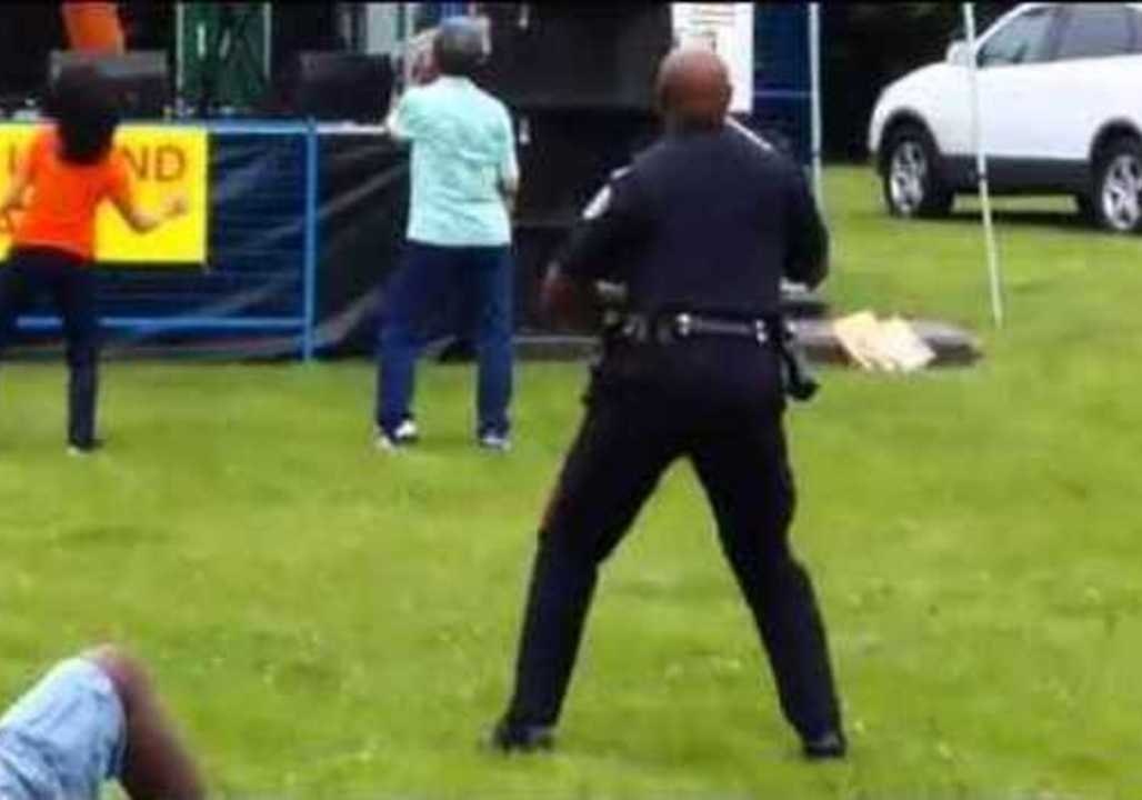 Toronto Cop Dances to the Reggae Groove