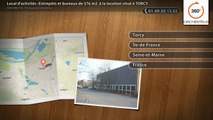 Local d'activités -Entrepôts et bureaux de 576 m2  à la location situé à TORCY