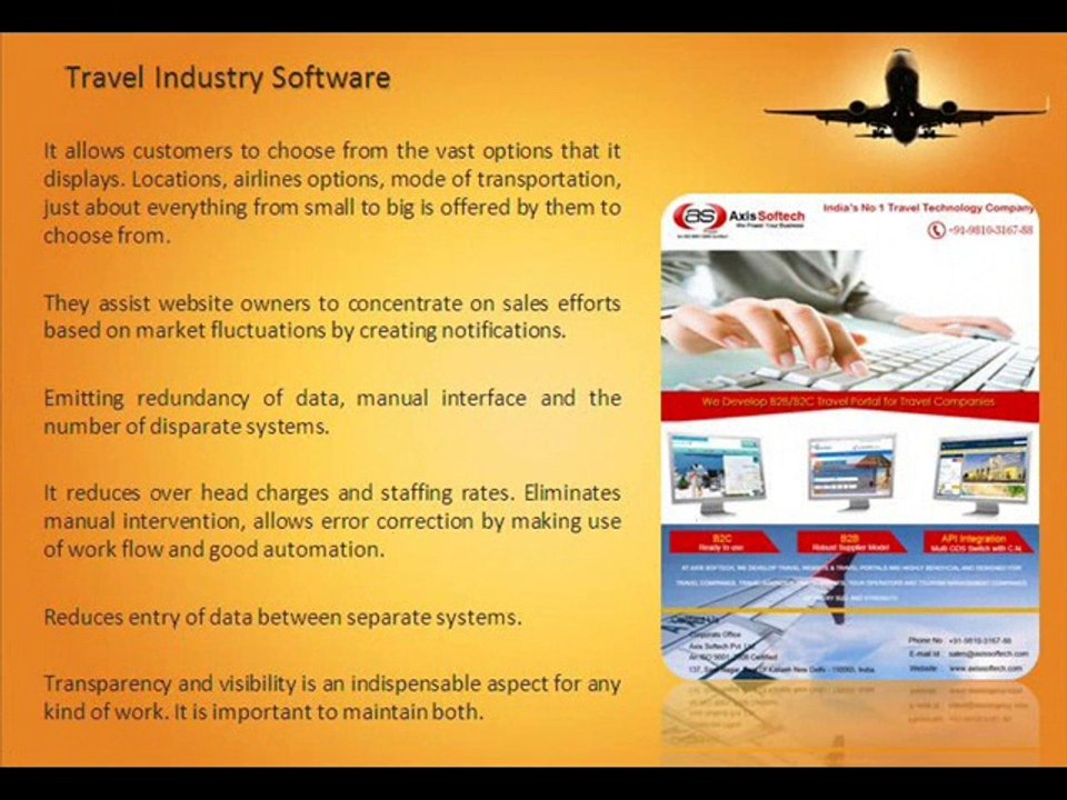 Travel Portal Software Development, Benefits of Travel Portal Development - Axis Softech
