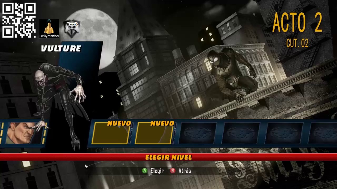 Spiderman Shattered Dimensions Sub. Español Acto.2 Cut.02 - VULTURE