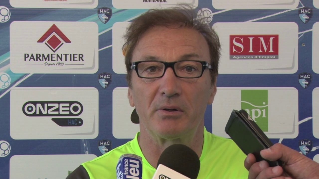 Avant Auxerre - HAC, interview d'Erick Mombaerts