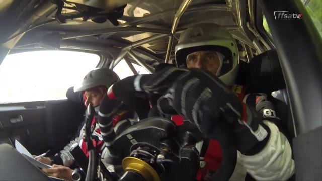 Jean-Marie Cuoq en embarquée au Rallye Terre de l'Auxerrois