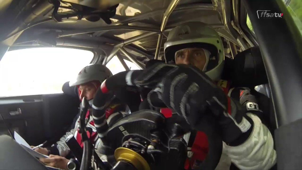 Jean-Marie Cuoq en embarquée au Rallye Terre de l'Auxerrois