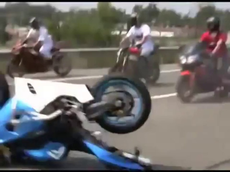 Motorcycle crash caught on tape Motorcycle Fail motor bike accident bike collision motorrad Unfall