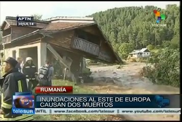 Inundaciones en Rumanía dejan dos muertos