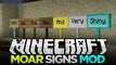 How to make Diamond Signs! [Moar Signs Mod]