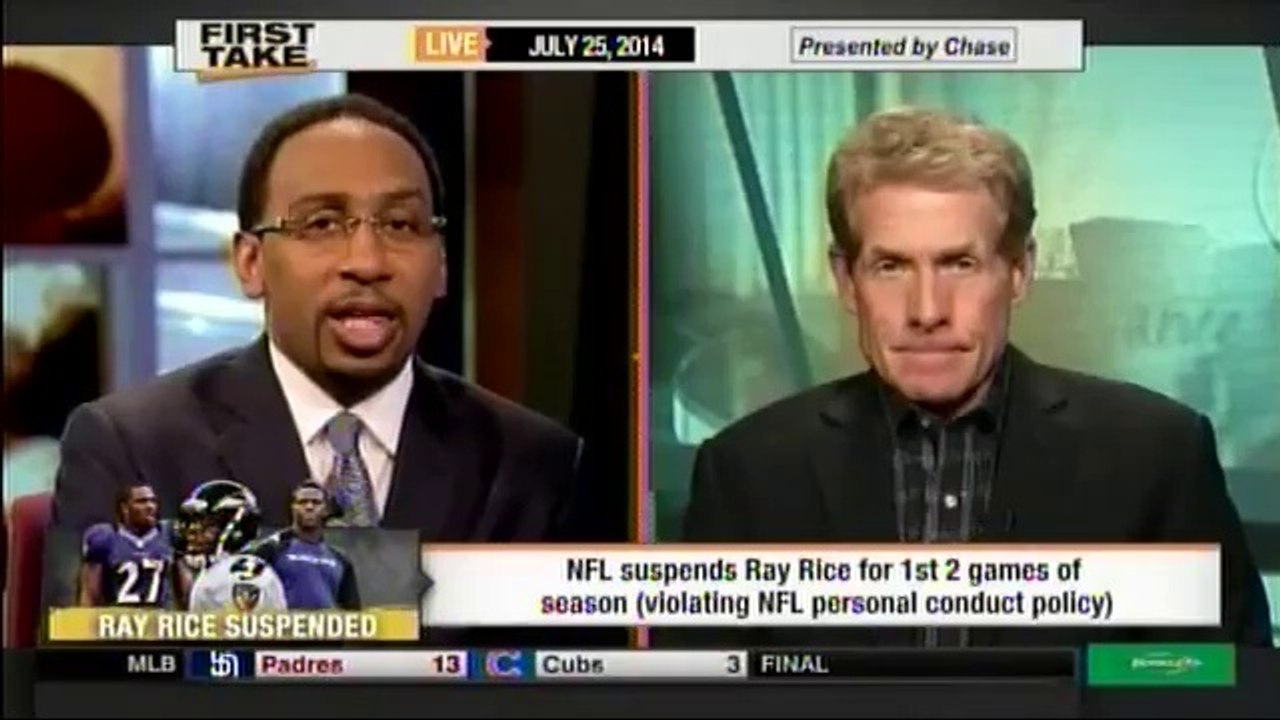 Cari Assists Stephen A. Smith, No Violence PERIOD