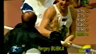 Sergey Bubka - 6.14m - Sestiere (Ita)