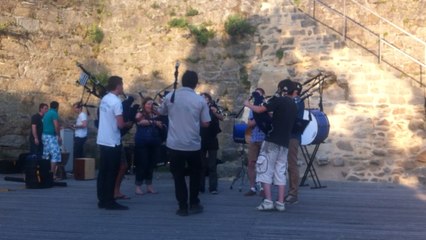 Le bagad Konk Kerne répète en public