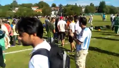 Street football team from Karachi qualifed for quarter finale after beating KFUM-KAM 1-0
