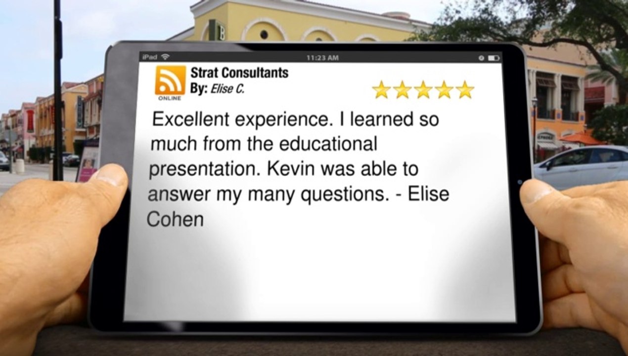 Strat Consultants West Palm Beach Excellent Five Star Review by Elise C.