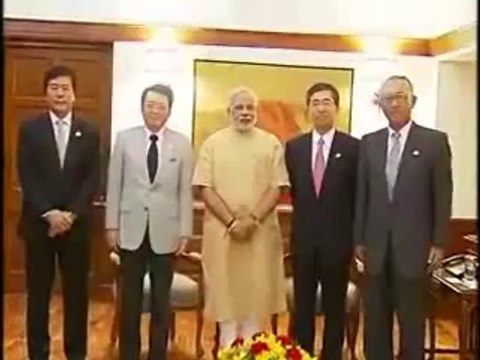 Mitsubishi Corporation delegation meets Prime Minister Narendra Modi