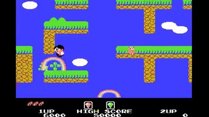 Rainbow Islands : Un arc-en-ciel en guise d'arme