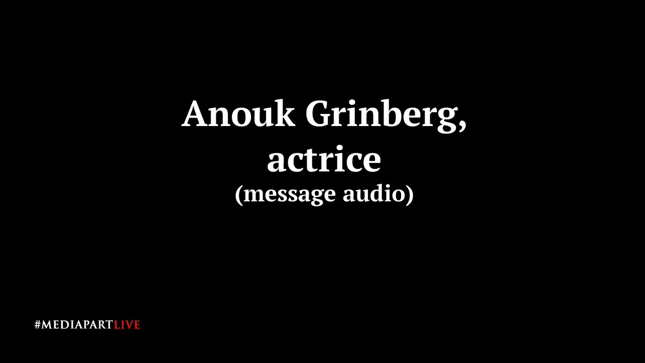 Après Cantona, Anouk Grinberg