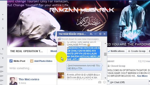 NAWAB KE TYE VIDEO DEKH K :* AP SAB FESLHA KARO KON JETA AHI AUR KON HARA NAWAB NAWAB BOL RAHA HI K BADSHA KO HARA K DEKHA MAIN F.B CHOR DU GA (Y)