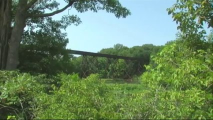 Two Women Narrowly Avoid Being Hit by Train (Low)