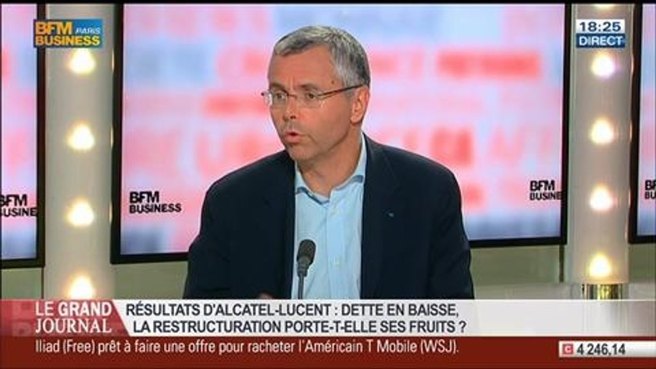 Michel Combes, directeur général d'Alcatel-Lucent, dans Le Grand Journal - 31/07 2/7
