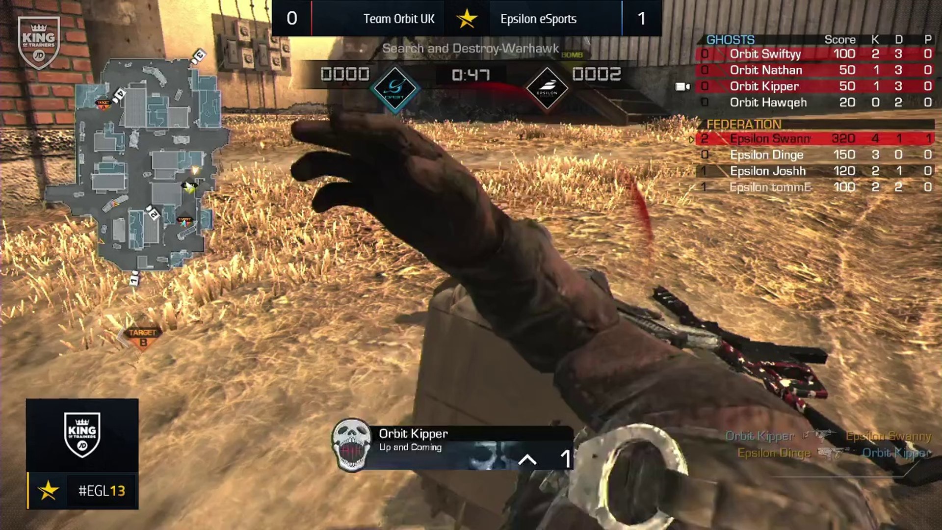 EGL13 : Orbit vs Epsilon : Winners Semi - Map 2