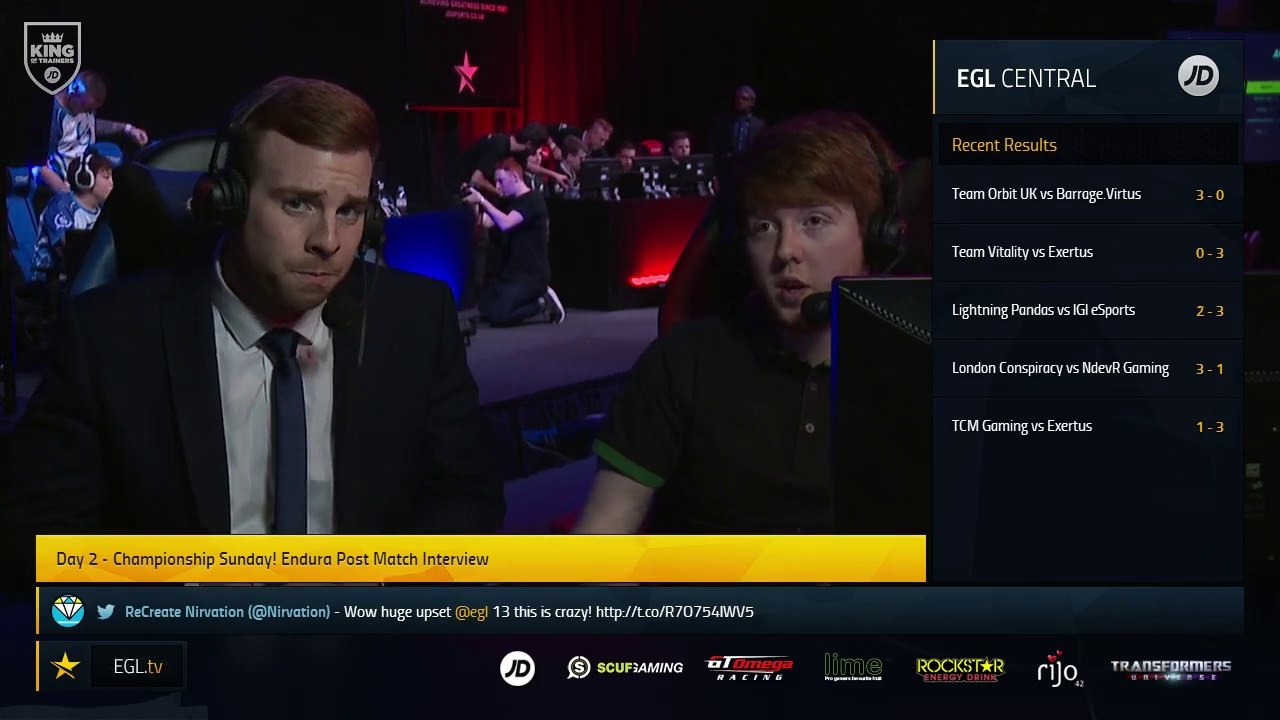 EGL13 : Pre Winners Semi : Endura Interview