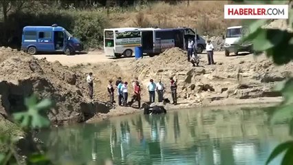 Kum ocağındaki gölette erkek cesedi bulundu -