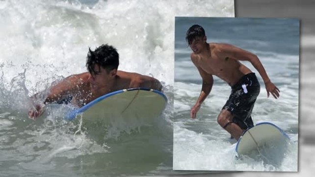 Siva Kaneswaran Hangs Ten at Venice Beach