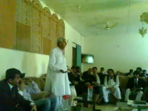 Khalique Junejo, Chairman JSM, with DBA Mirpurkhas on 7th July 2012 (Part 02)