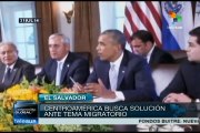 Pdtes. centroaméricanos hablan con Obama para resolver la migración
