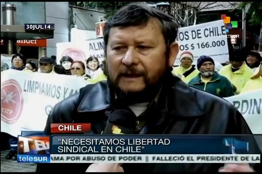 Chilean workers lack union rights