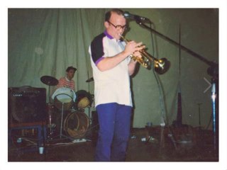 Charlie PLAYING THE TRUMPET