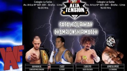 Fatal 4 Way LWA Championship Match- Ian Muhlig (c) vs Caoz vs Apocalipsis vs Carlito Caribean Cool (2014-07-28)