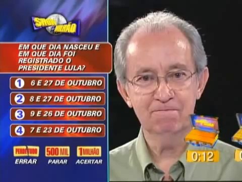 Ganhador do Prêmio de 1 Milhão de Reais no Show do Milhão