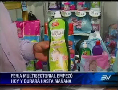 Emprendedores muestran sus mejores productos en feria de Guayaquil
