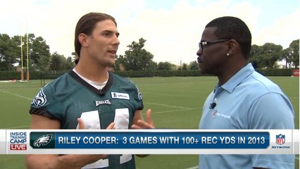 Riley Cooper goes 1-on-1 with Michael Irvin