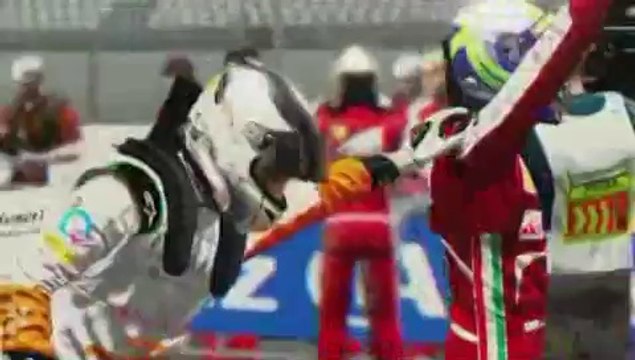 F1 2013 Abu Dhabi 100% Career Mode Part 55- NIGHT RACE!_clip80